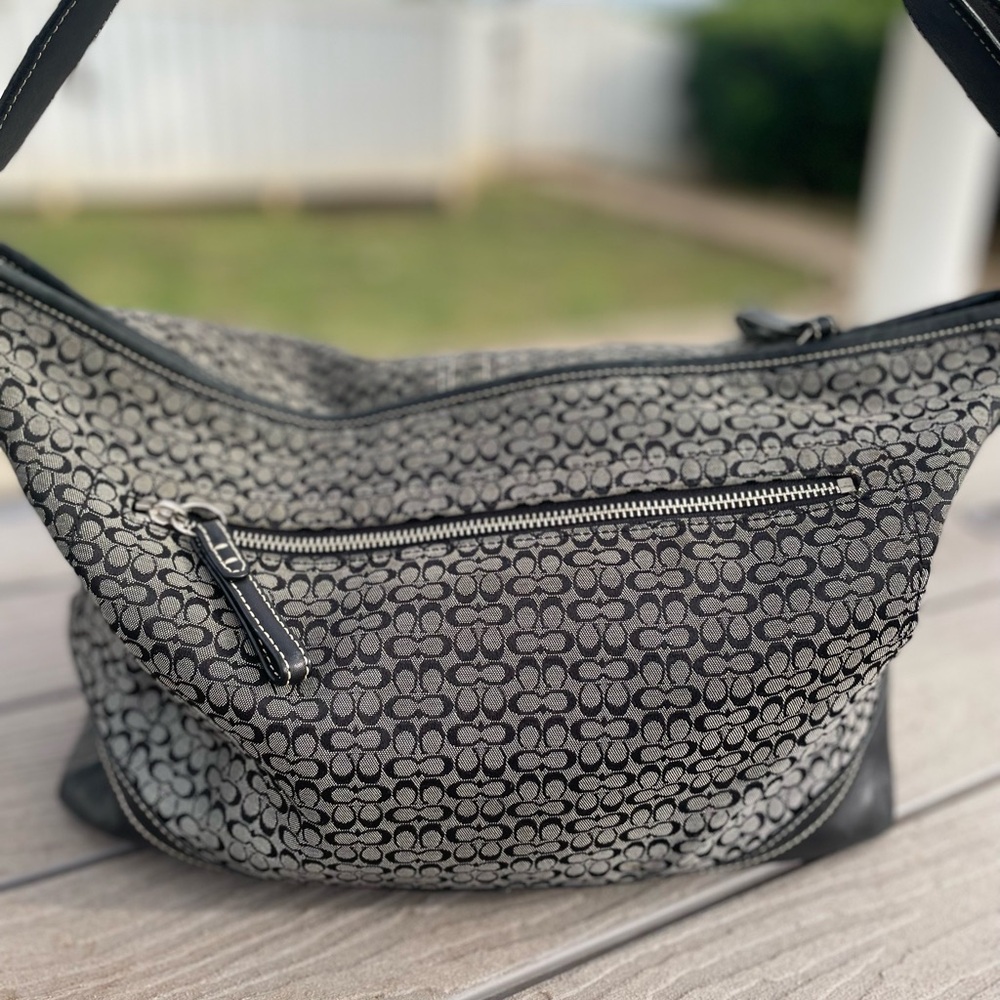 Coach East West Jacquard Signature shoulder bag / cross body